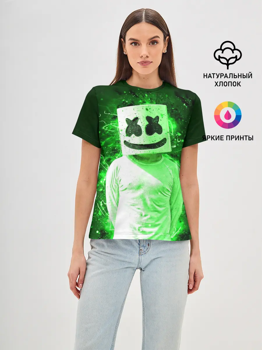 Женская базовая футболка / MARSHMELLO