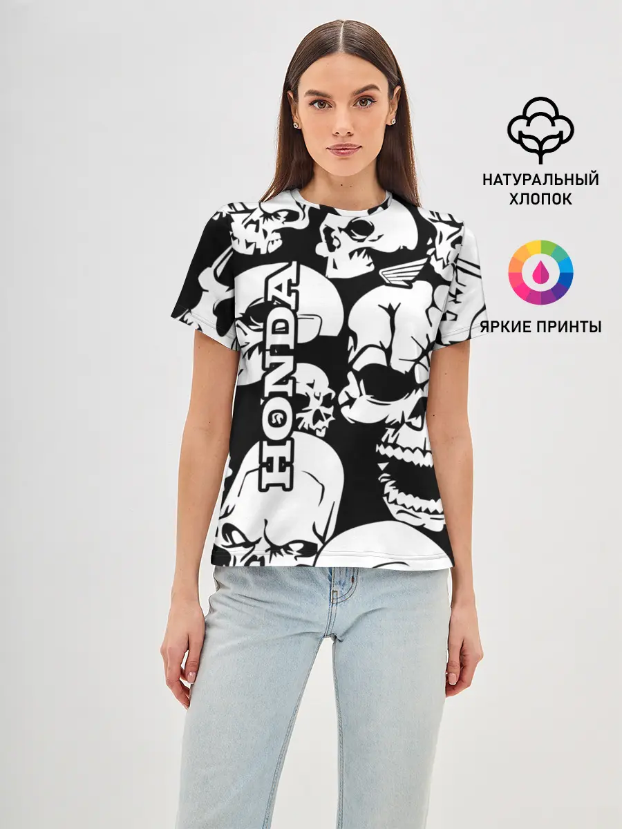 Женская базовая футболка / HONDA