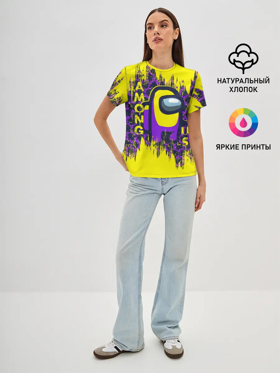 Женская базовая футболка / AMONG US