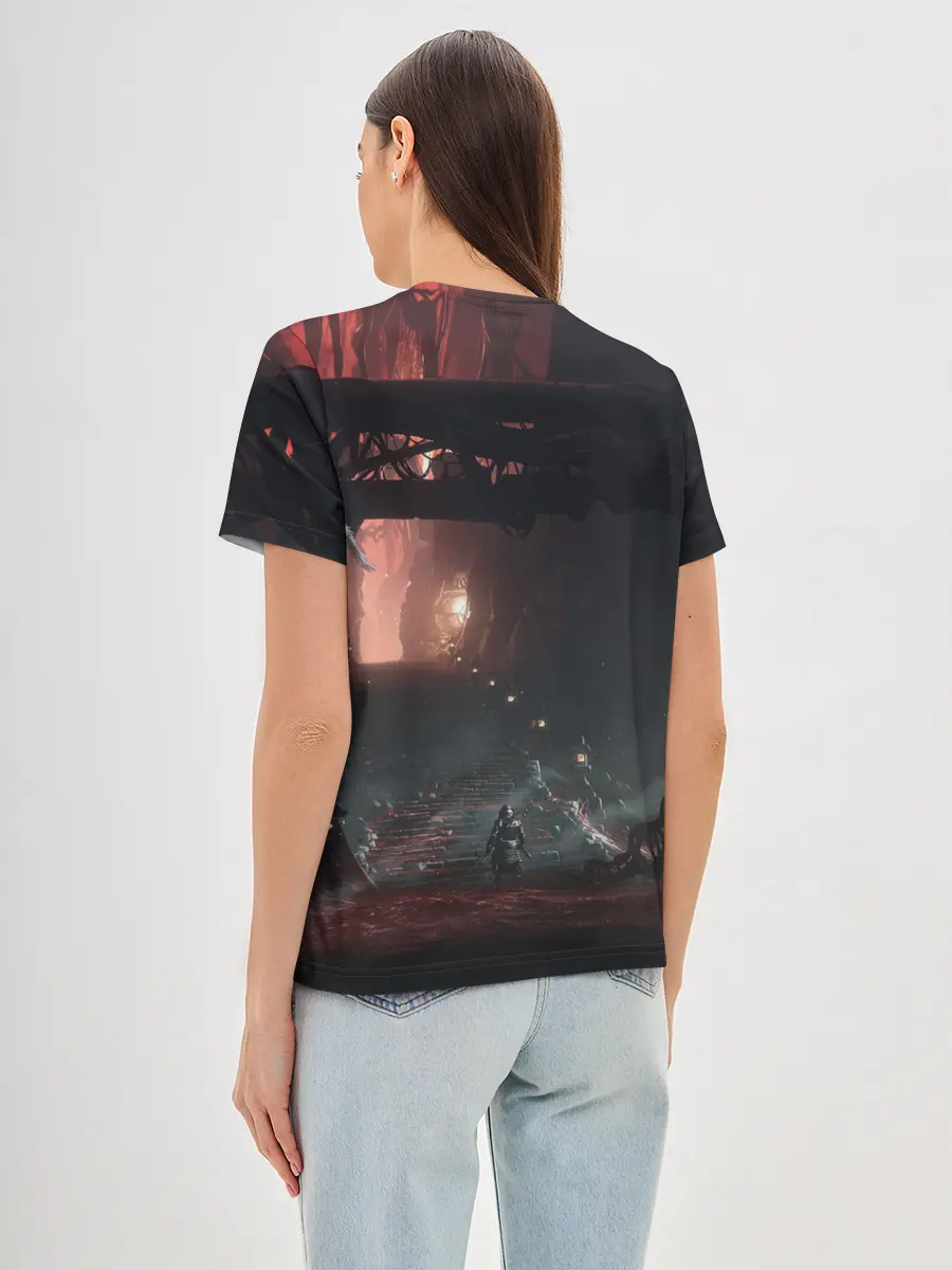 Женская базовая футболка / Samurai | Ghost of Tsushima