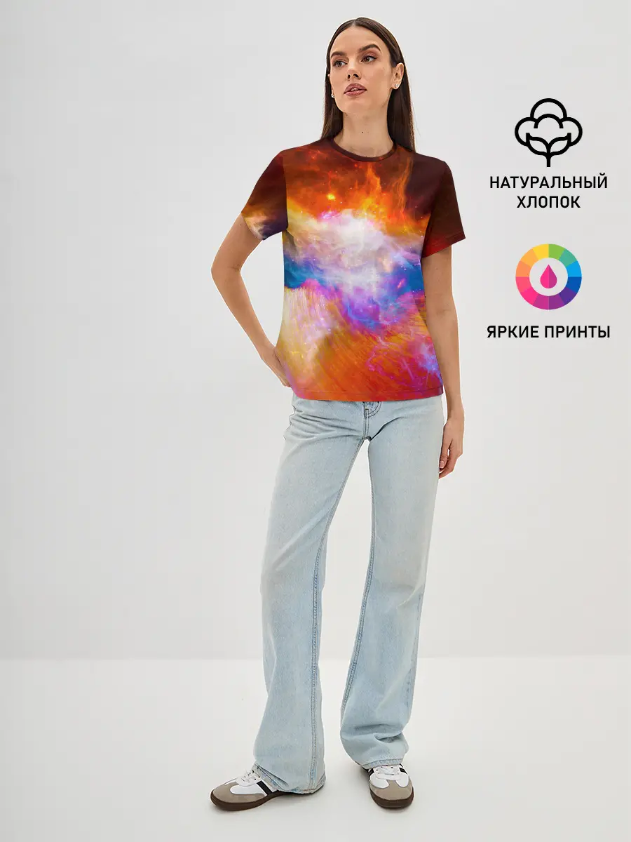 Женская базовая футболка / Space