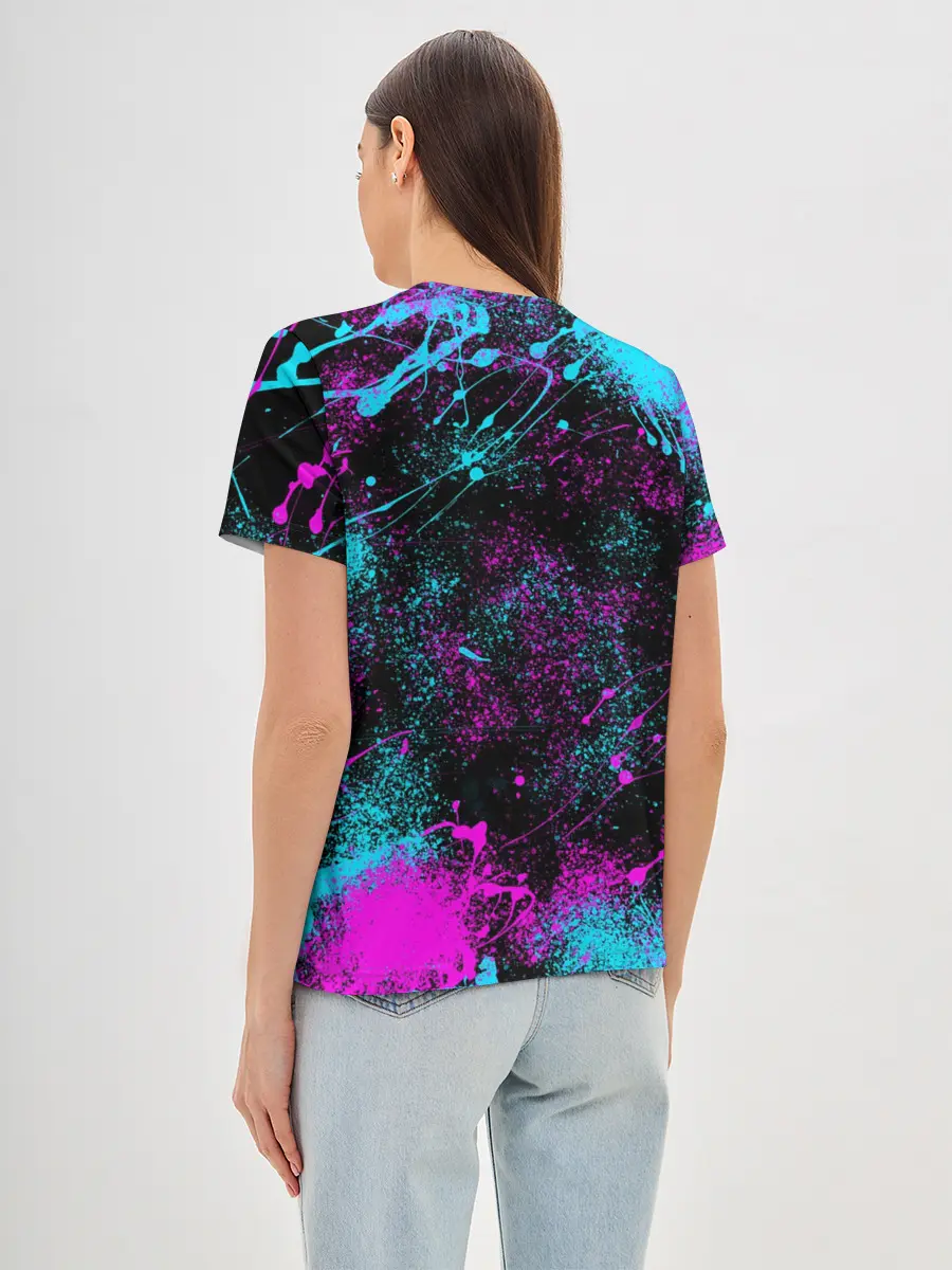 Женская базовая футболка / NEON SAMURAI | НЕОН САМУРАЙ