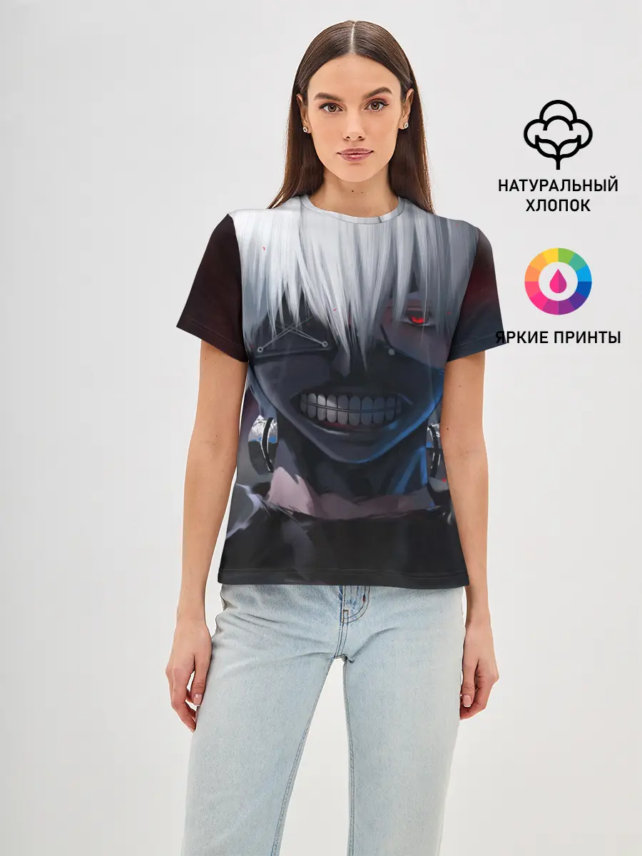 Женская базовая футболка / TOKYO GHOUL | ТОКИЙСКИЙ ГУЛЬ