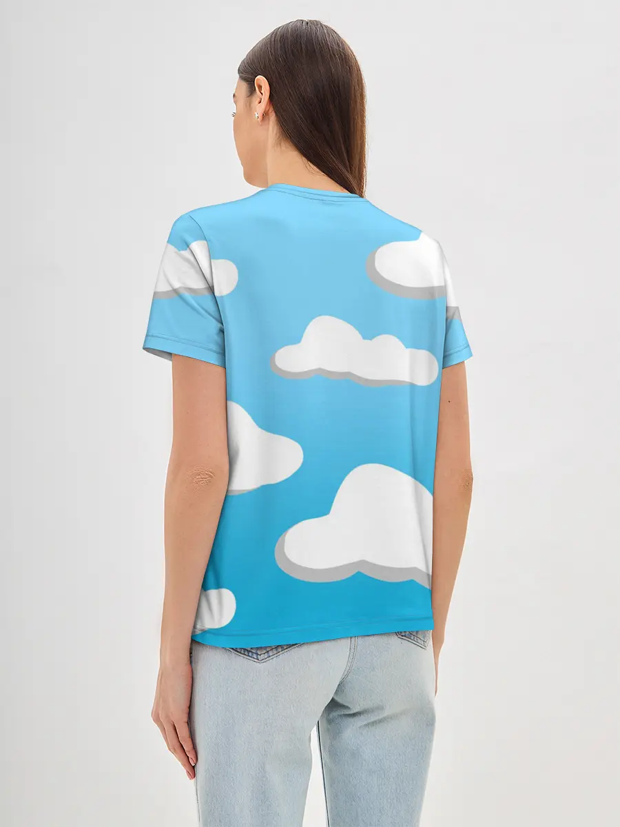 Женская базовая футболка / Небо