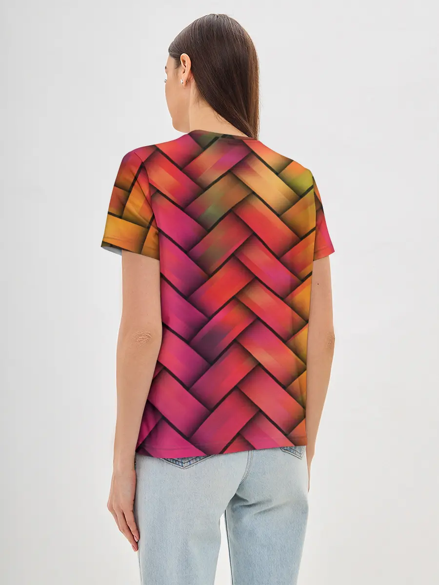 Женская базовая футболка / Сплетение