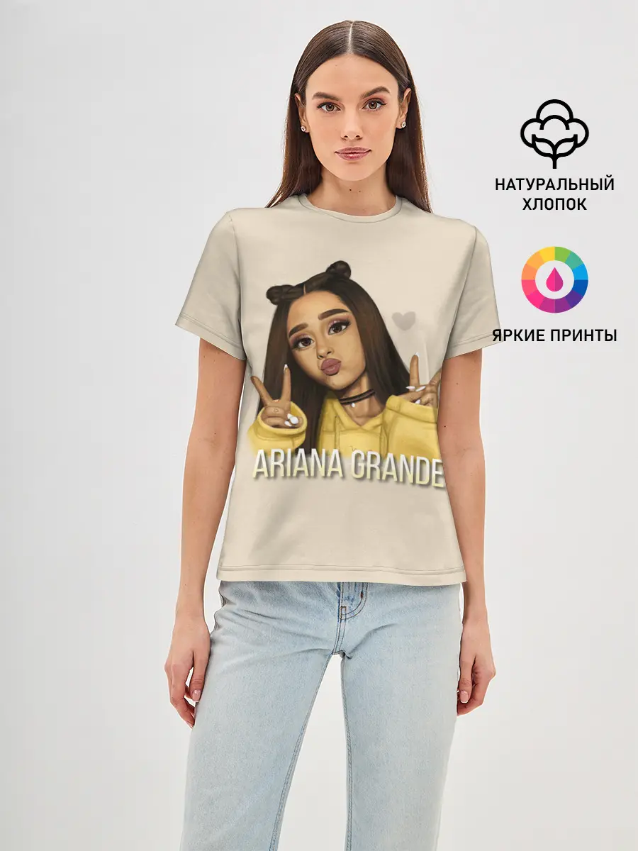 Женская базовая футболка / Ariana Grande