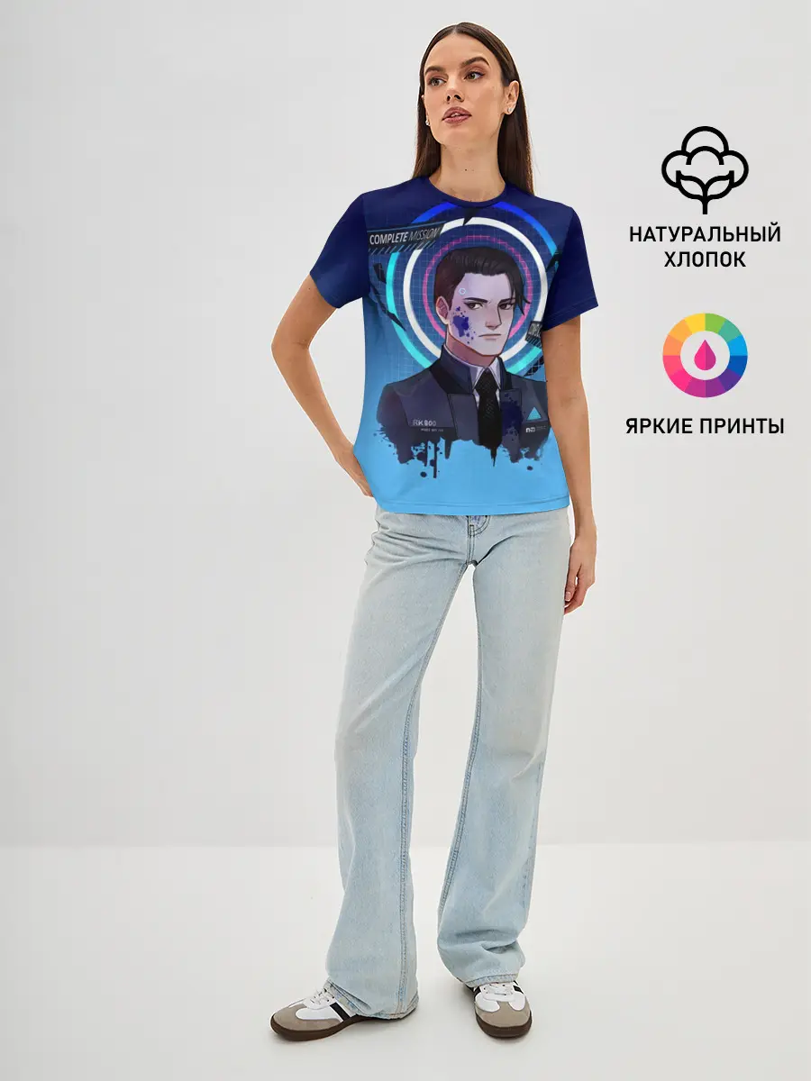 Женская базовая футболка / Detroit: Become Human