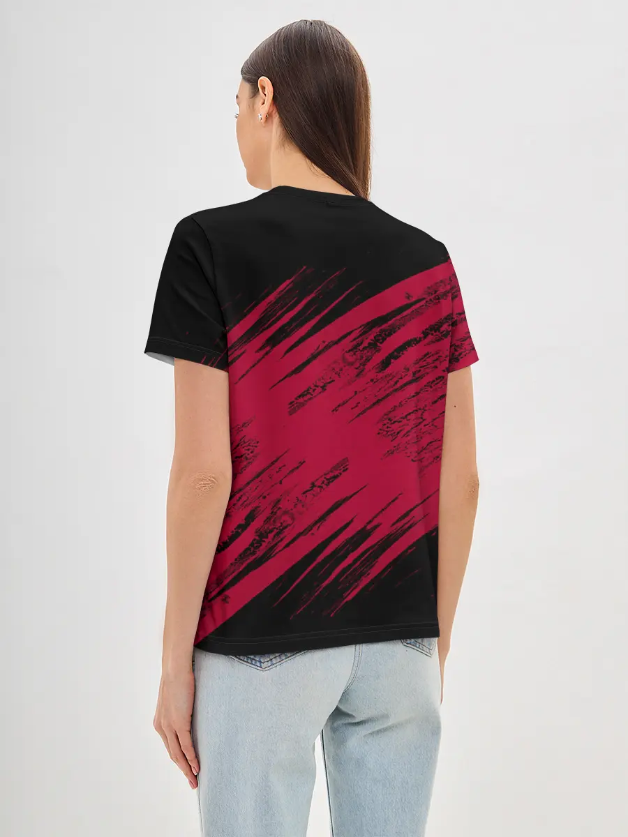 Женская базовая футболка / Чикаго Буллз