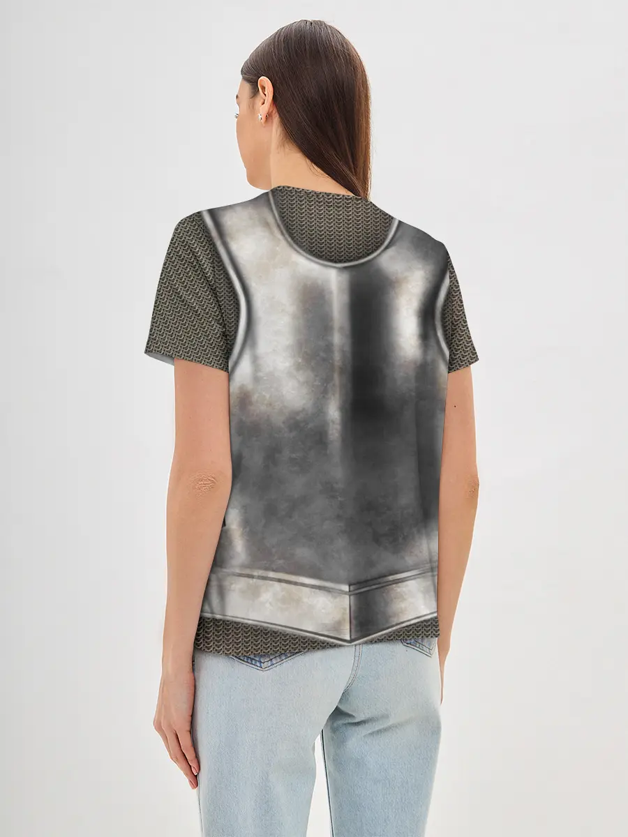 Женская базовая футболка / Доспех рыцаря