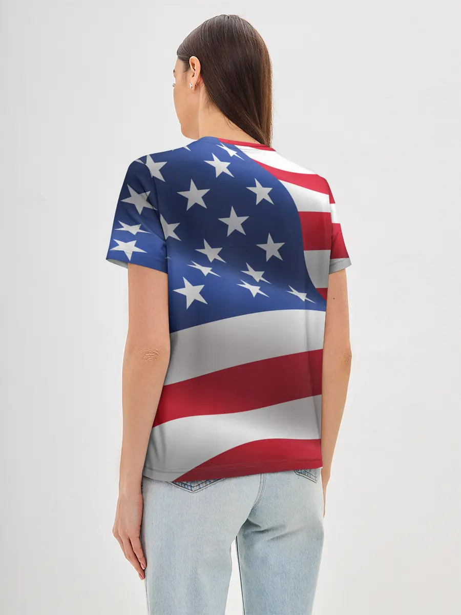 Женская базовая футболка / USA
