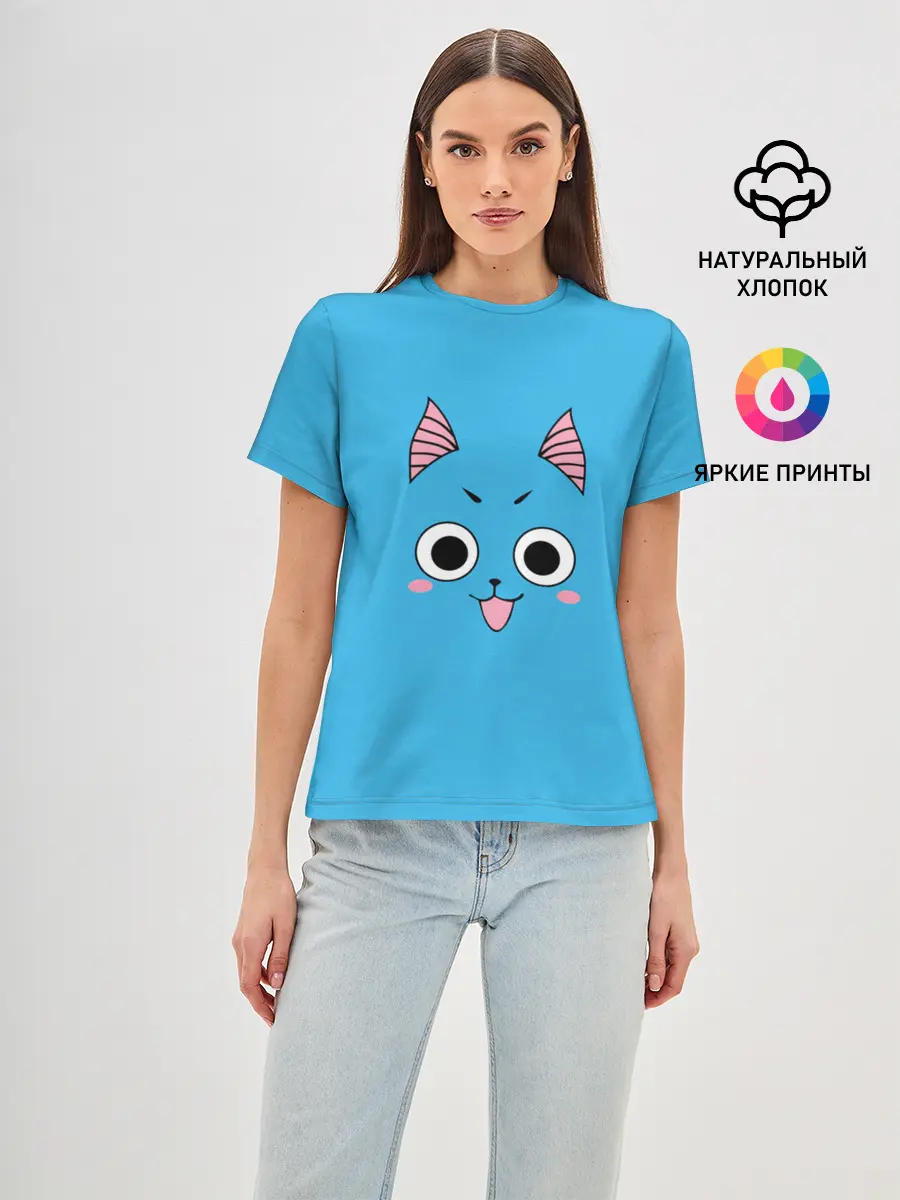 Женская базовая футболка / Хэппи из Хвоста Феи