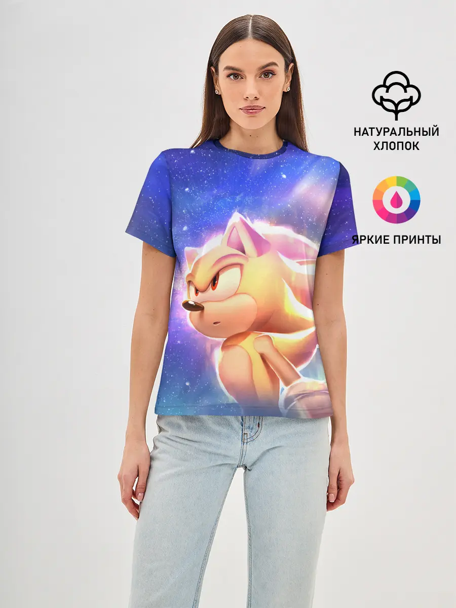 Женская базовая футболка / SONIC | СОНИК