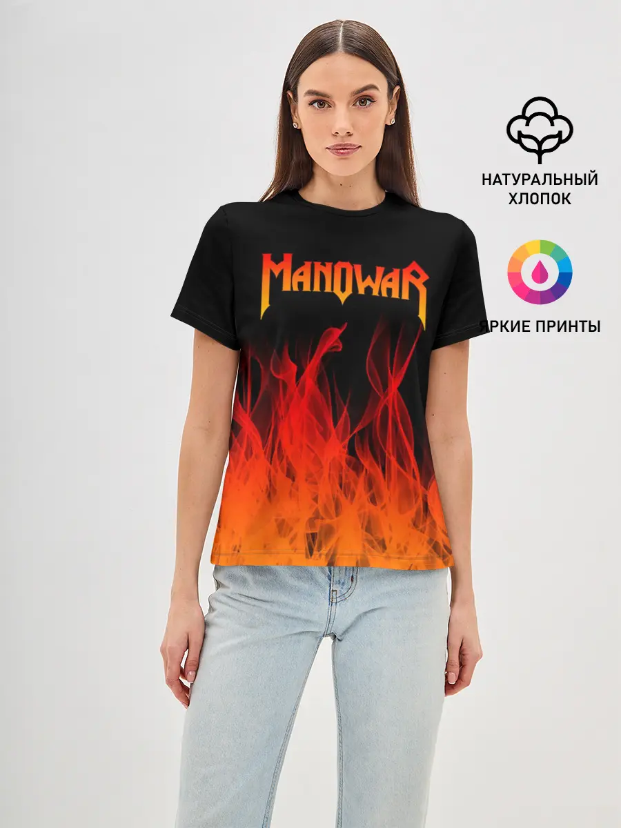 Женская базовая футболка / MANOWAR
