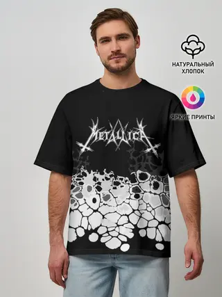 Мужская футболка оверсайз / mayhem