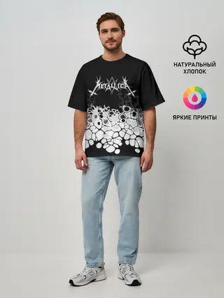 Мужская футболка оверсайз / mayhem