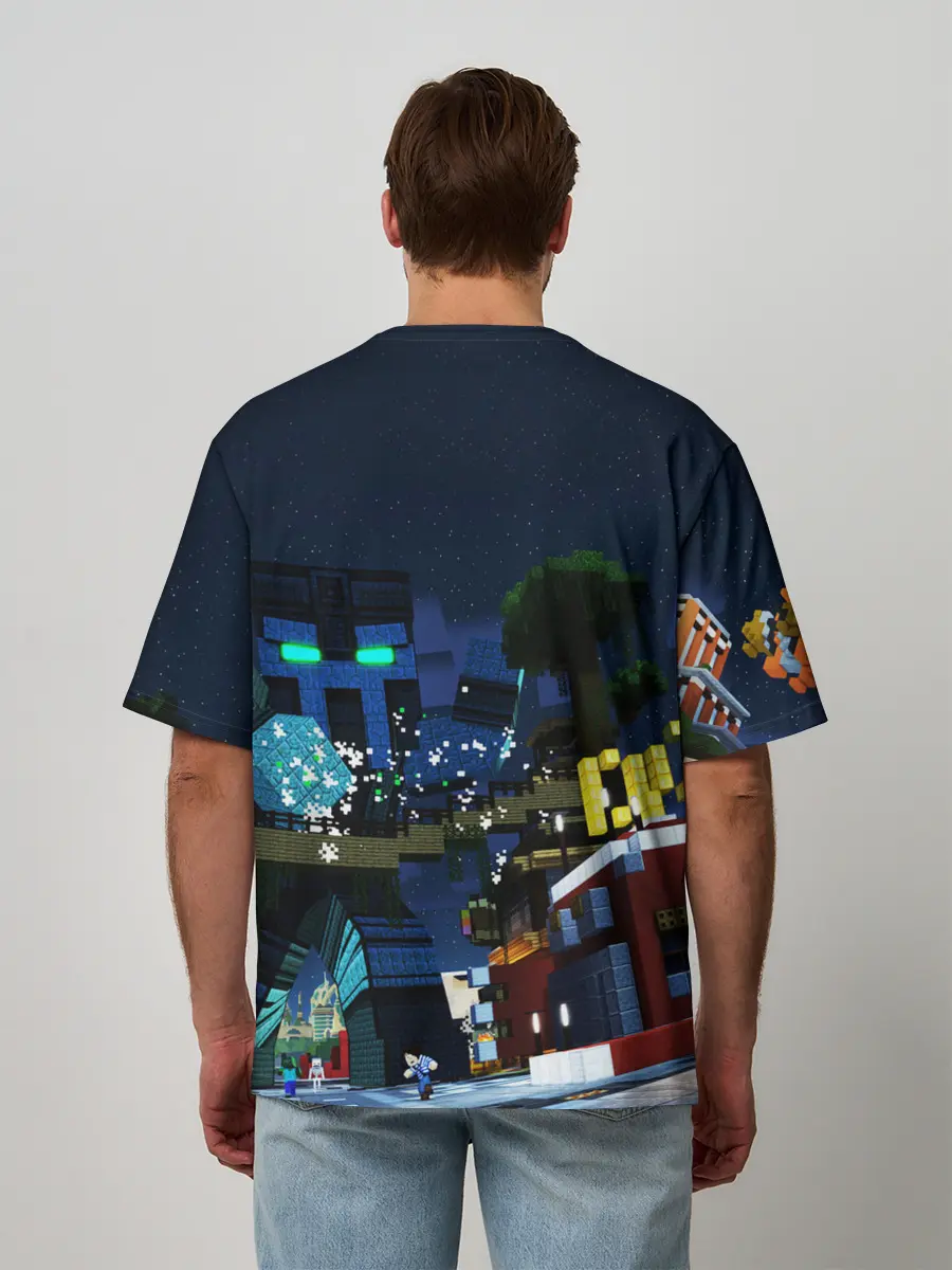 Мужская футболка оверсайз / MINECRAFT