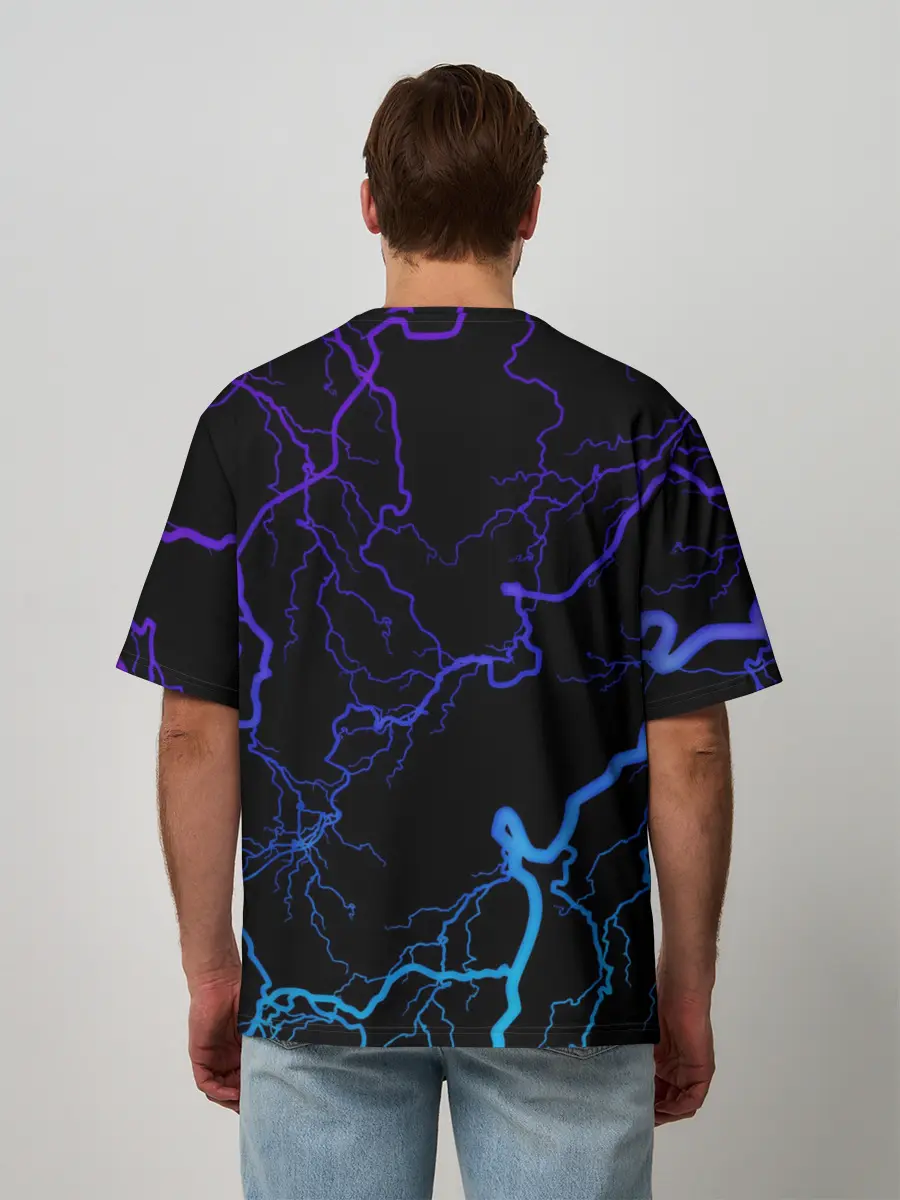 Мужская футболка оверсайз / SONIC