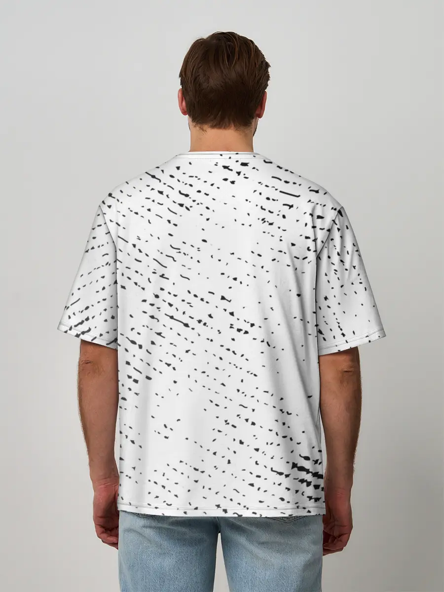 Мужская футболка оверсайз / ЪУЪ СЪУКА