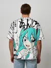 Мужская футболка оверсайз / Hatsune Miku