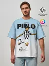Мужская футболка оверсайз / Андреа Пирло