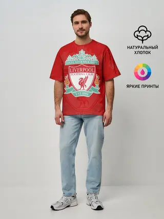 Мужская футболка оверсайз / Liverpool
