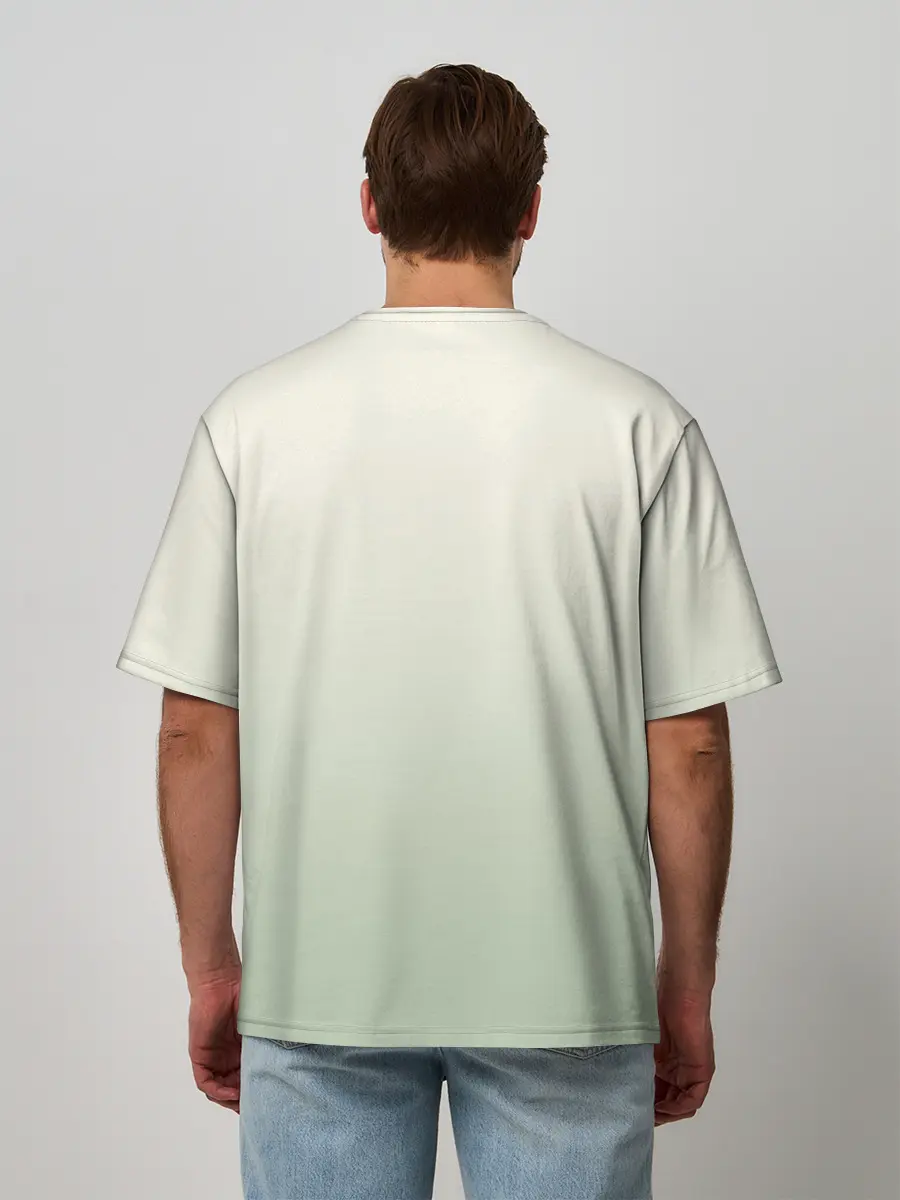 Мужская футболка оверсайз / девушка кимоно зима Япония кот