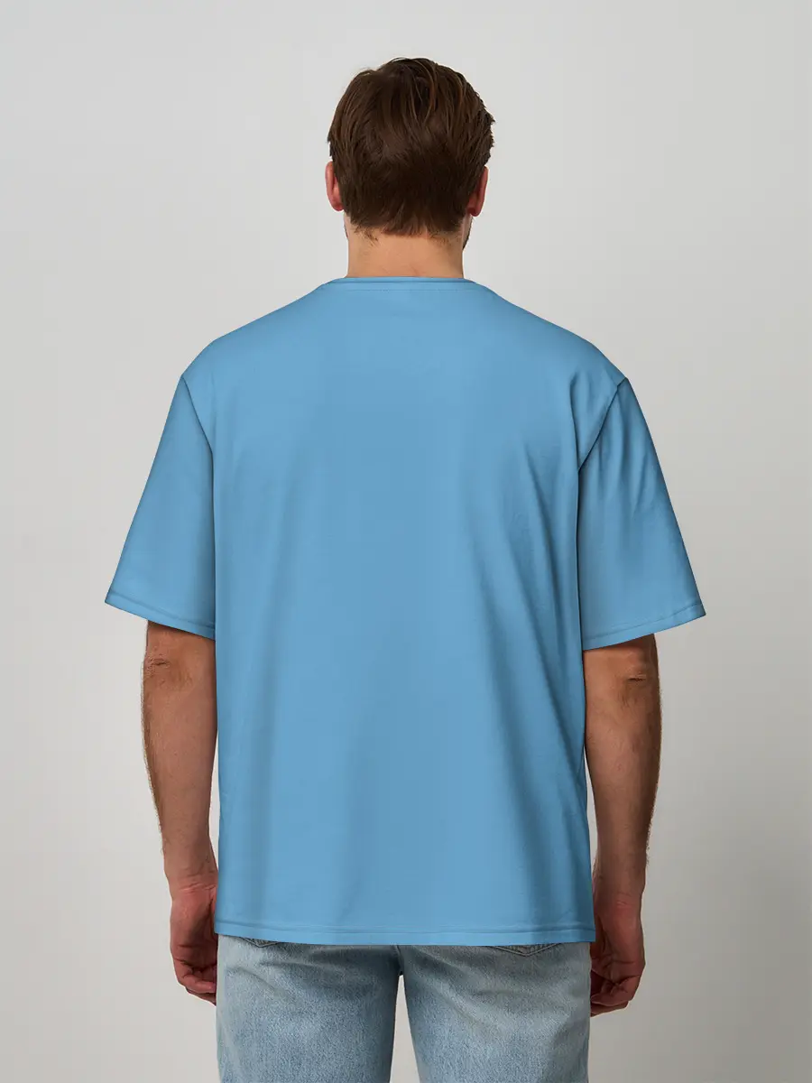 Мужская футболка оверсайз / Ноэль / Noel / Небесный метод