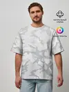 Мужская футболка оверсайз / Lite Camouflage Lines