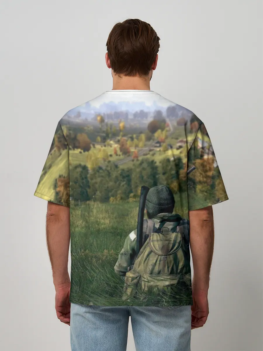 Мужская футболка оверсайз / DayZ