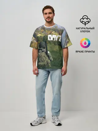 Мужская футболка оверсайз / DayZ