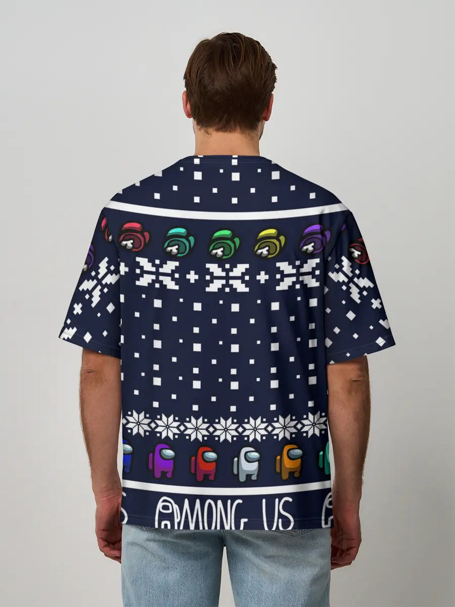 Мужская футболка оверсайз / AMONG US