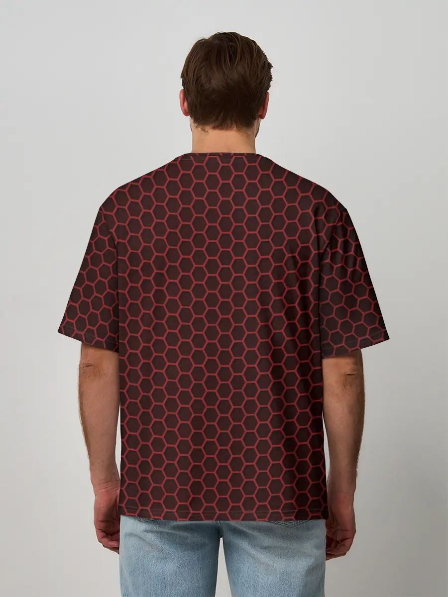 Мужская футболка оверсайз / Lets bang bro