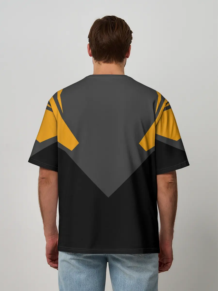 Мужская футболка оверсайз / Хвост Феи абстрация