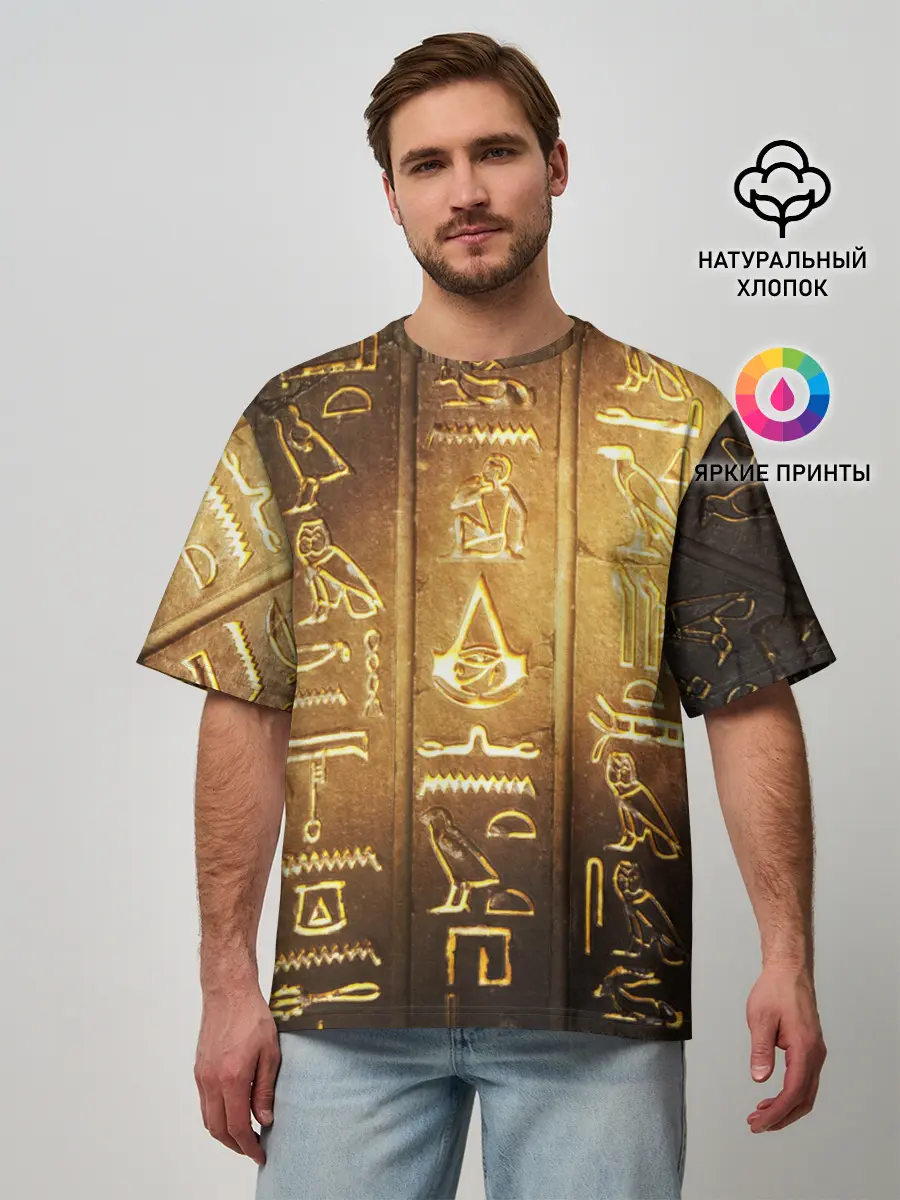 Мужская футболка оверсайз / ASSASSINS CREED l ORIGINS