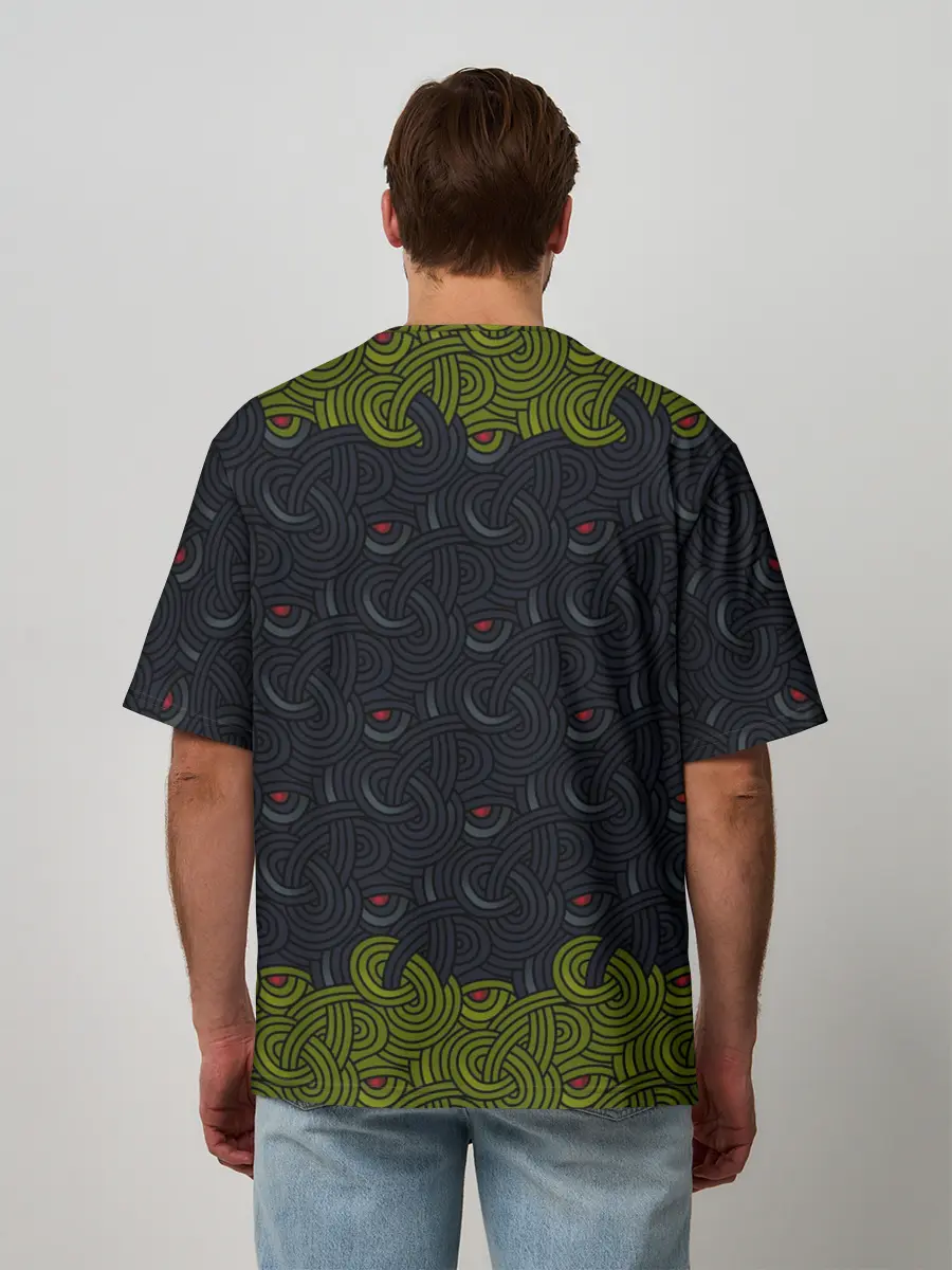 Мужская футболка оверсайз / Суд Анубиса