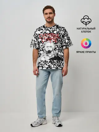 Мужская футболка оверсайз / Cannibal Corpse | Труп Каннибала