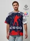 Мужская футболка оверсайз / CS GO | КС ГО
