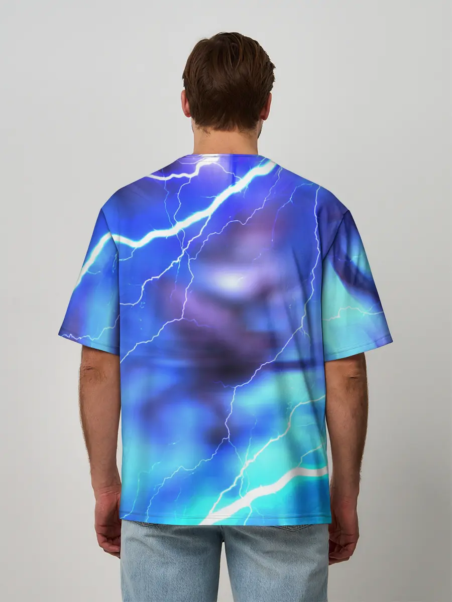 Мужская футболка оверсайз / Rosaria | Genshin Impact