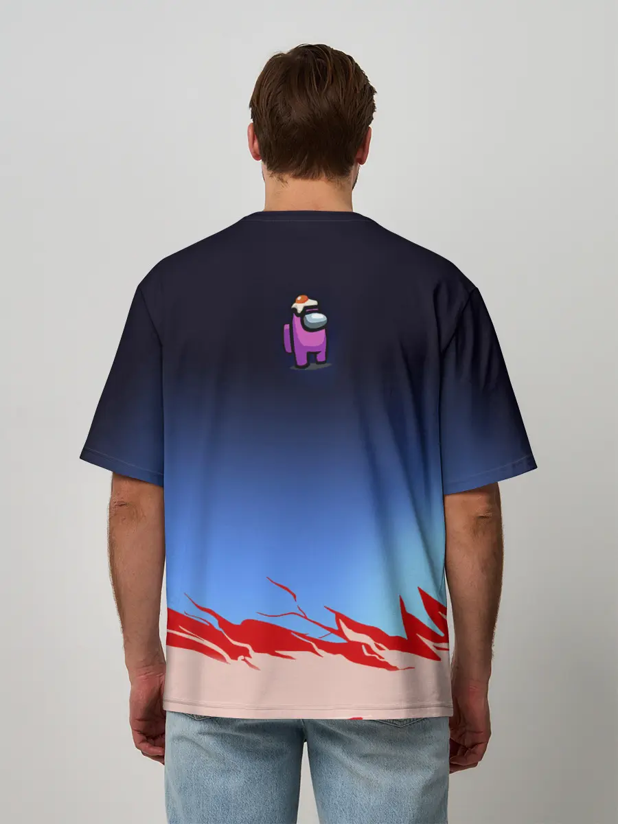 Мужская футболка оверсайз / Among UsEtow