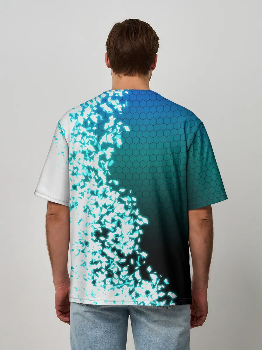 Мужская футболка оверсайз / PUBG