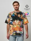Мужская футболка оверсайз / Dragon Ball