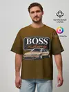 Мужская футболка оверсайз / Boss Racing | BOSS JDM