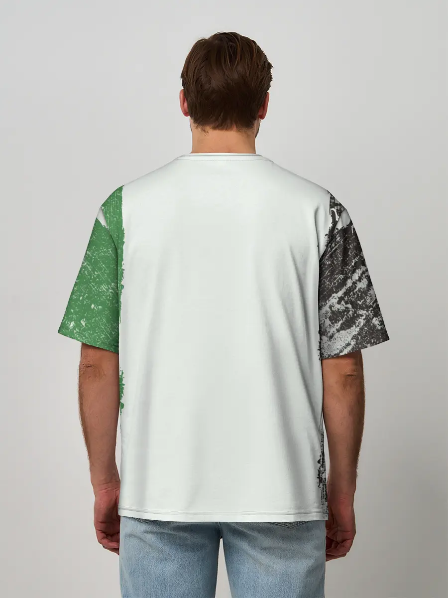 Мужская футболка оверсайз / Хяккимару и Такебо | Дороро