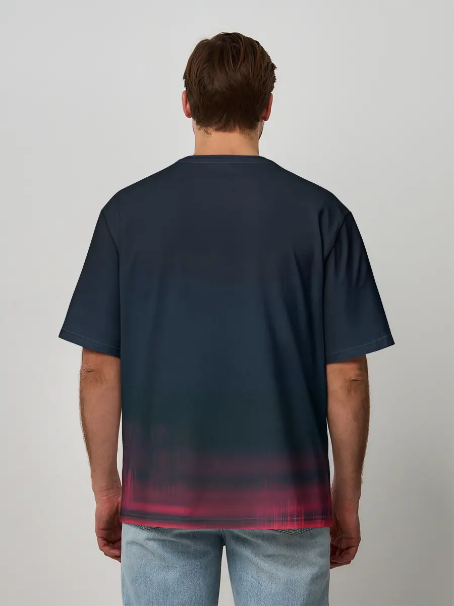 Мужская футболка оверсайз / Контрол | Джесси