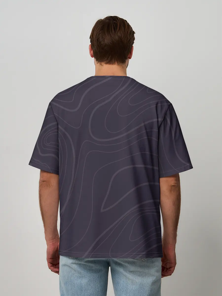 Мужская футболка оверсайз / Сёрфинг