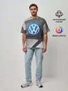 Мужская футболка оверсайз / Volkswagen metalic 2018