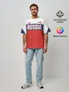 Мужская футболка оверсайз / Team Russia