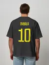 Мужская футболка оверсайз / Дибала Форма Новая Third 18/19