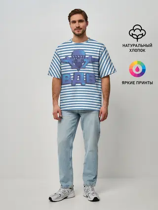 Мужская футболка оверсайз / ВДВ