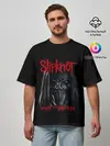 Мужская футболка оверсайз / MICK THOMPSON | SLIPKNOT | СЛИПКНОТ